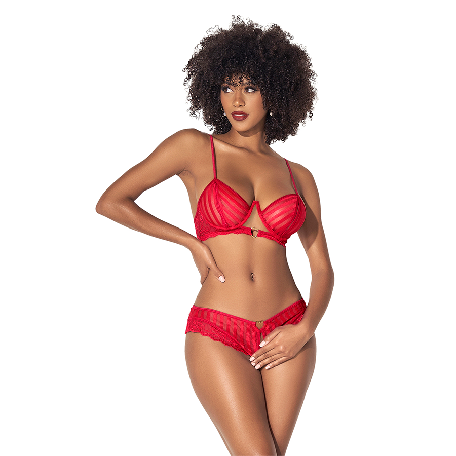Conjunto 2 Piezas Con Varilla Rojo